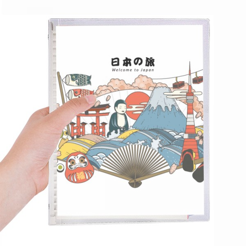 japanese travelling recommendation notebook loose diary refillable journal statiry