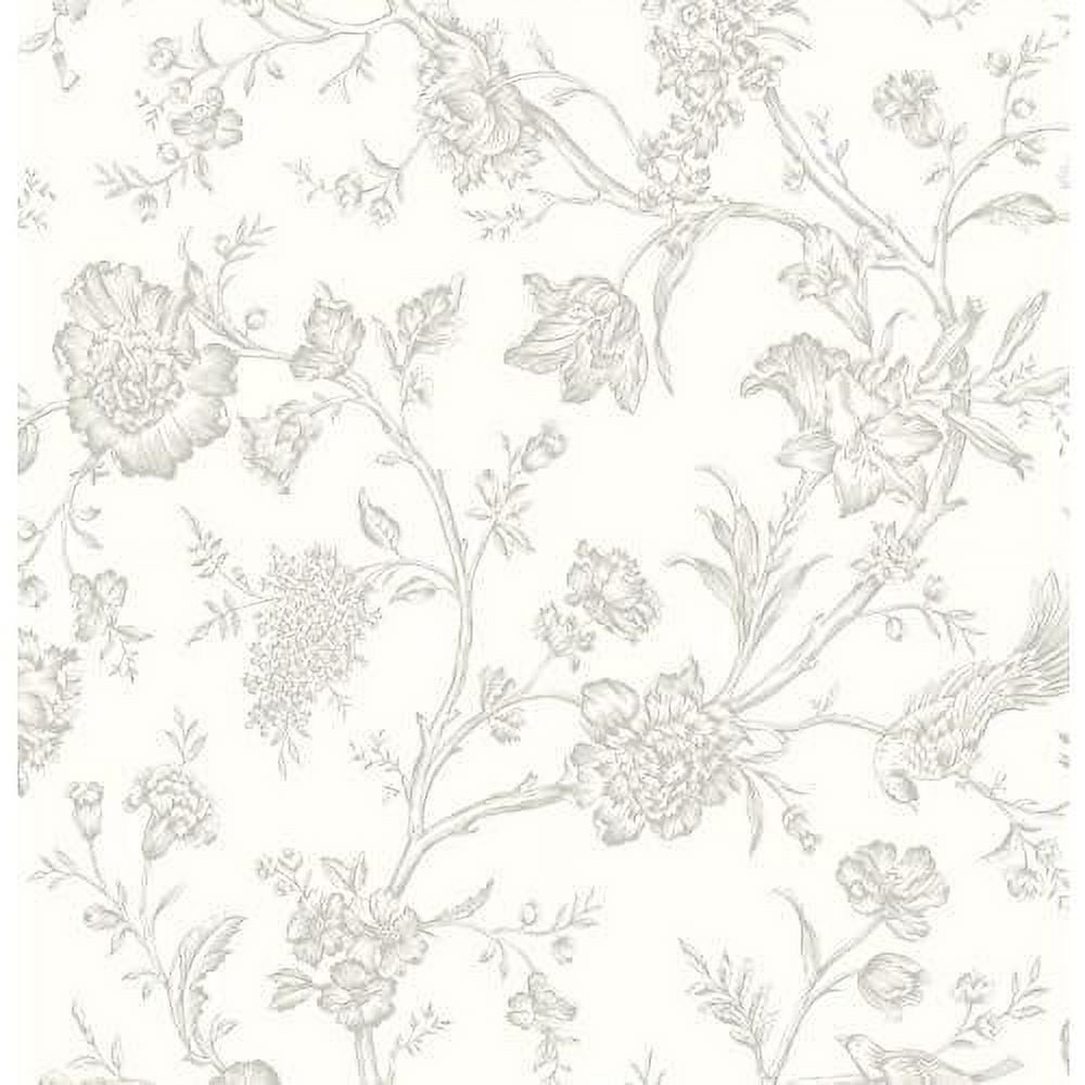 jasmine chinoiserie peel and stick wallpaper (harbor mist)
