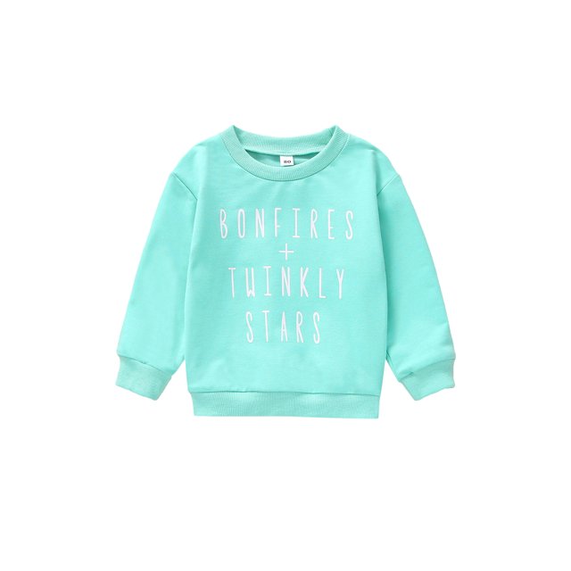 jaweiw Toddler Boys Girls Sweatshirt Baby Casual Long Sleeve Letter