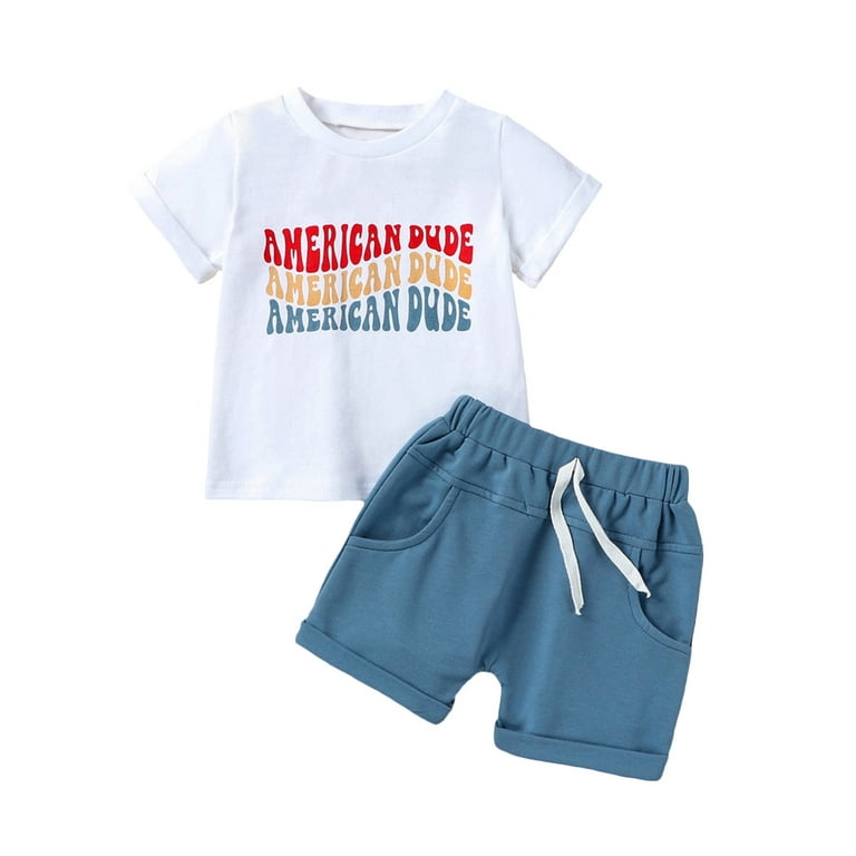 Infant boy fourth of shop july outfit