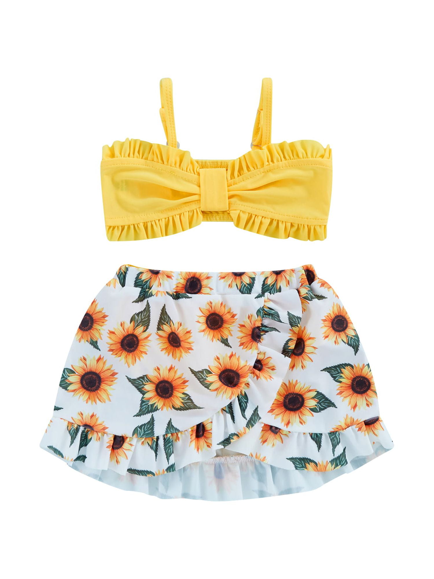 jaweiwi Kids Toddler Girl Swimsuits and Cover-up 9M 12M 18M 24M 2T