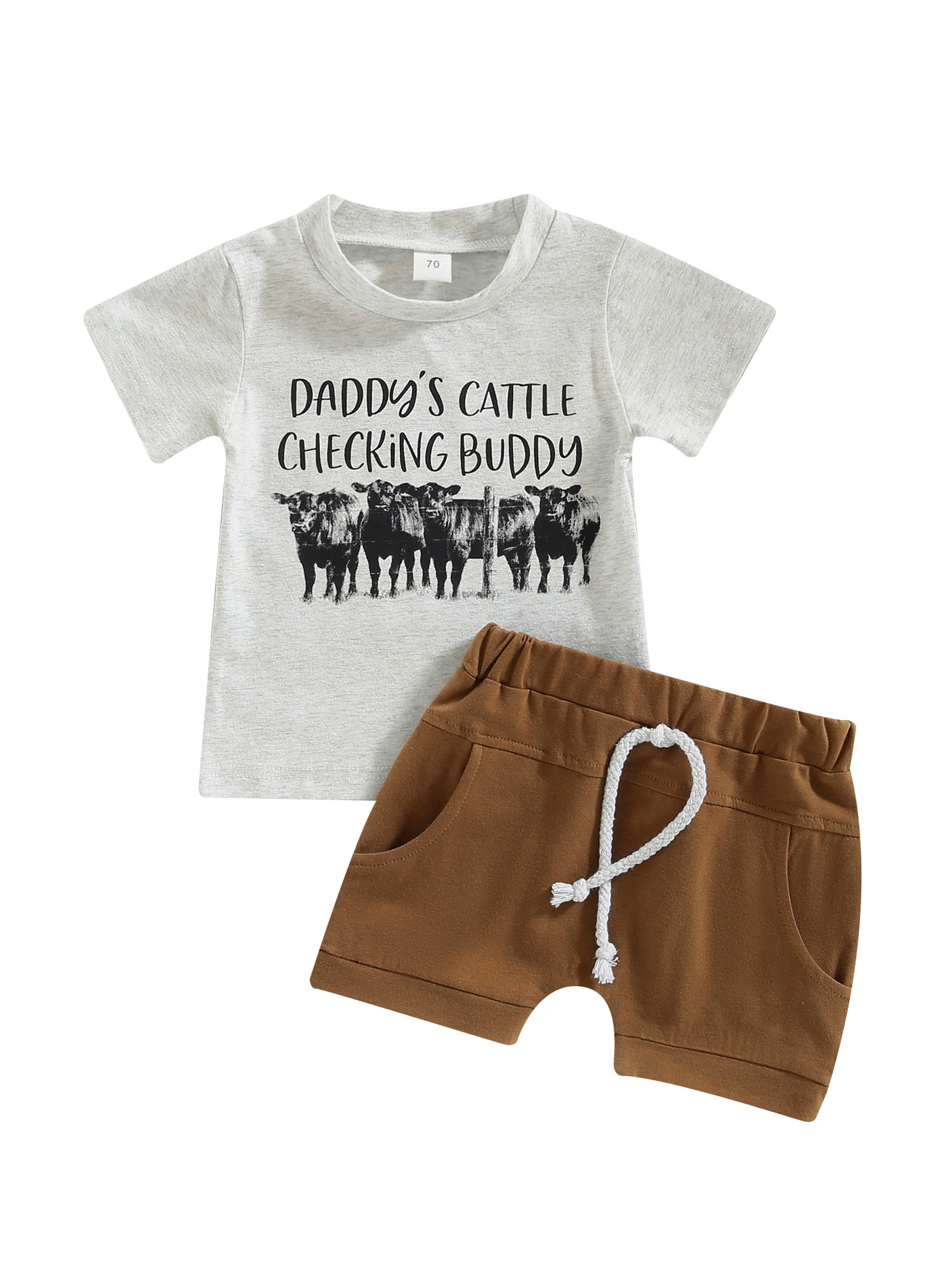 jaweiwi Toddler Baby Boy Western Clothes Set, 0 6M 12M 18M 24M 2T 3T