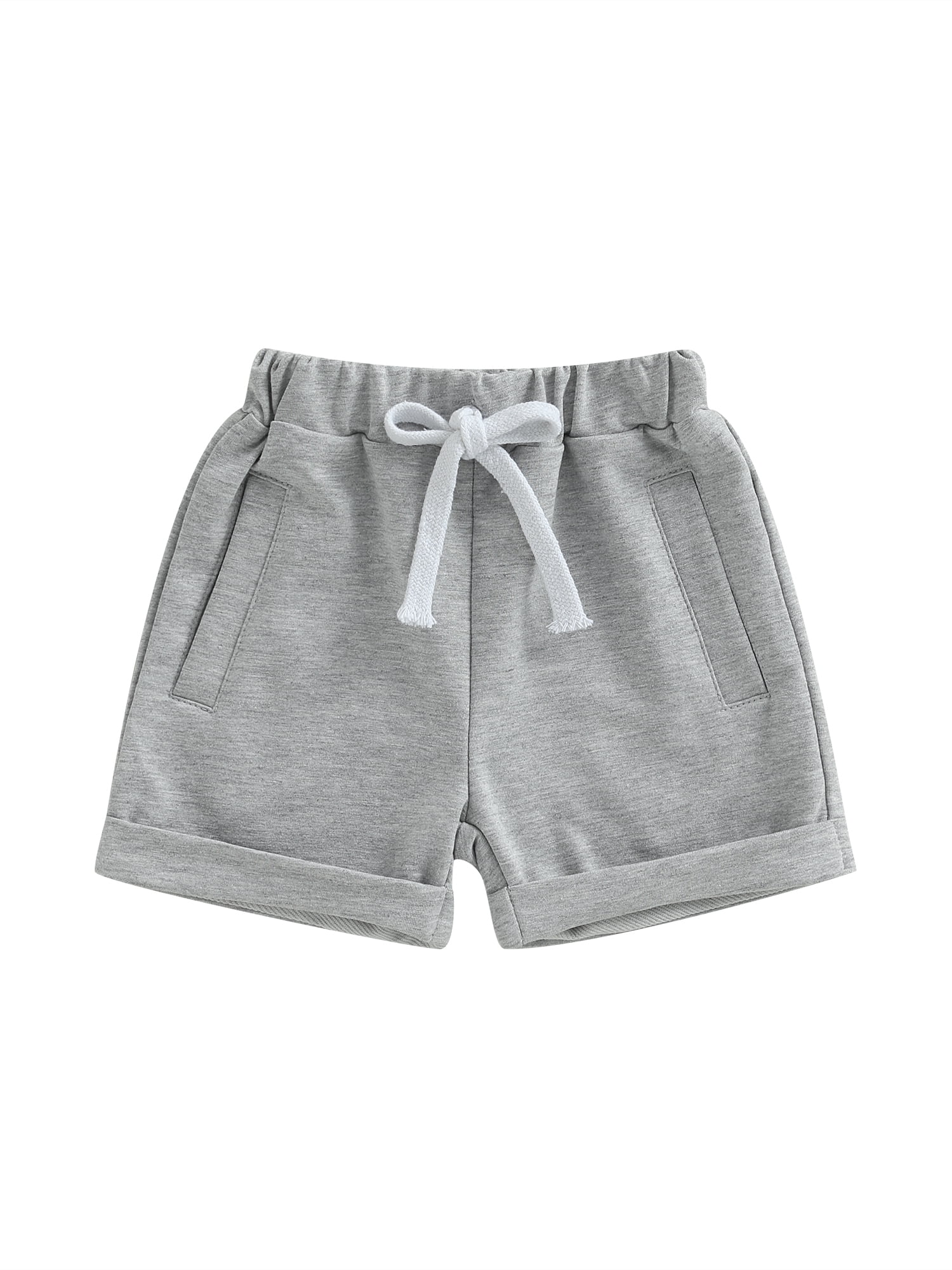 jaweiwi Toddler Boys Athletic Shorts 0 6M 12M 18M 24M 2T 3T Solid Color