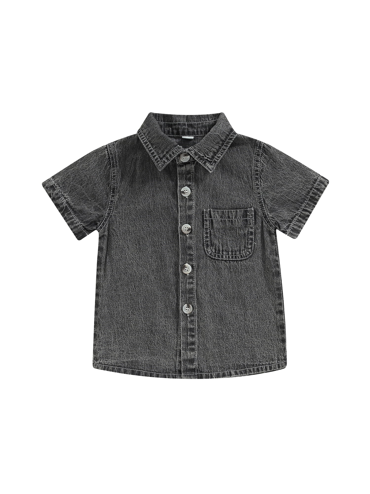 Rock & Roll Denim Boys' Striped Print Short Sleeve Polo Shirt | Pueblo Mall