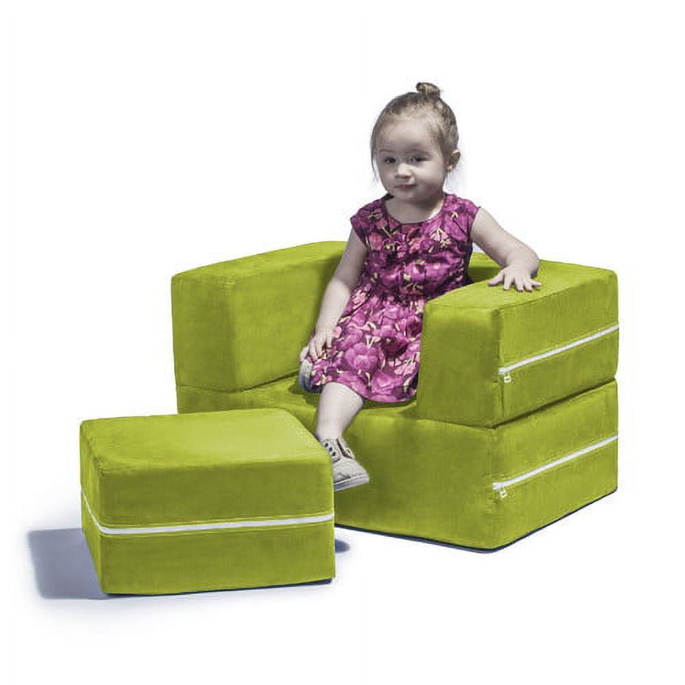 jaxx Zipline Modular Kids Chair with Ottoman