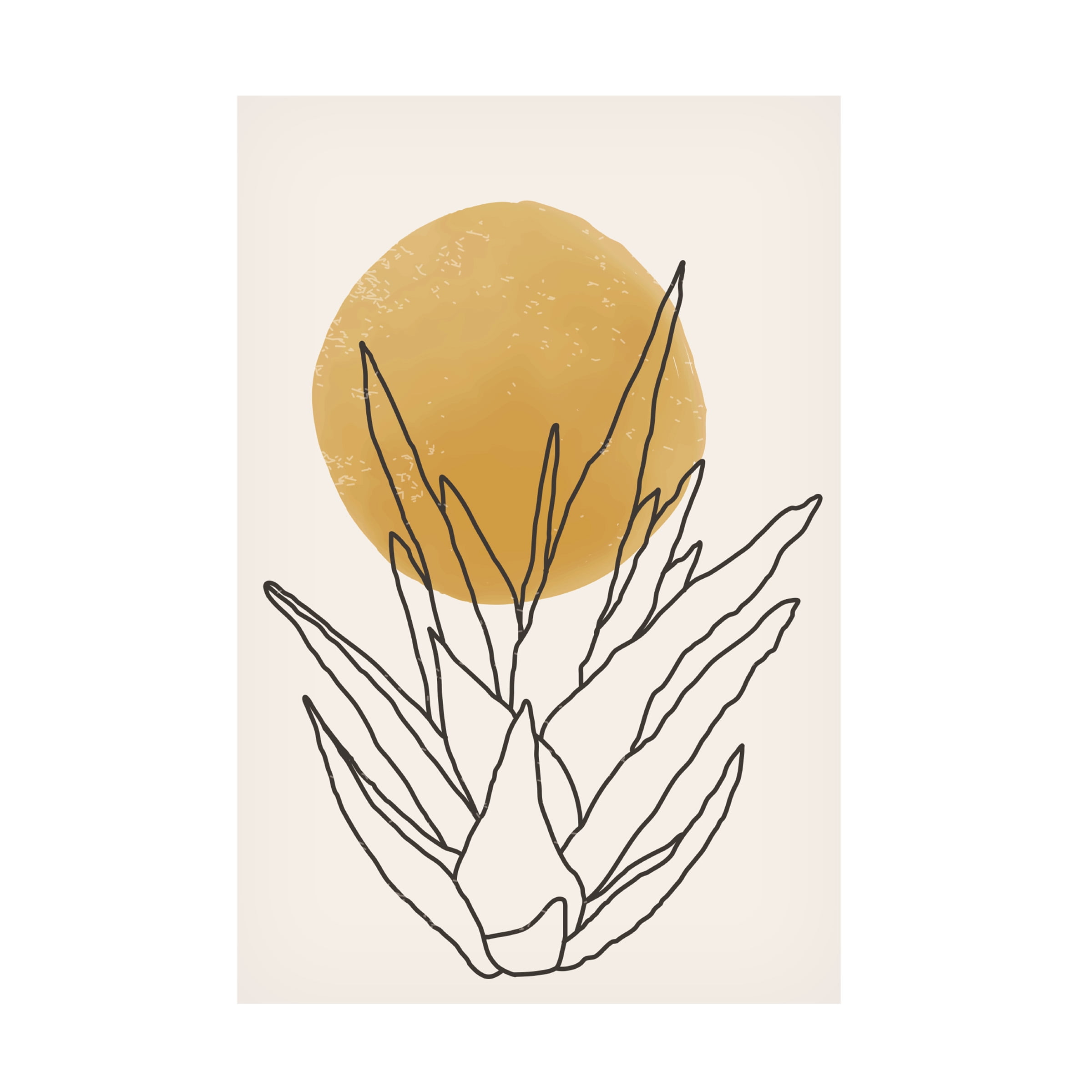 jay stanley 'Abstract Agave Sunshine 3' Canvas Art