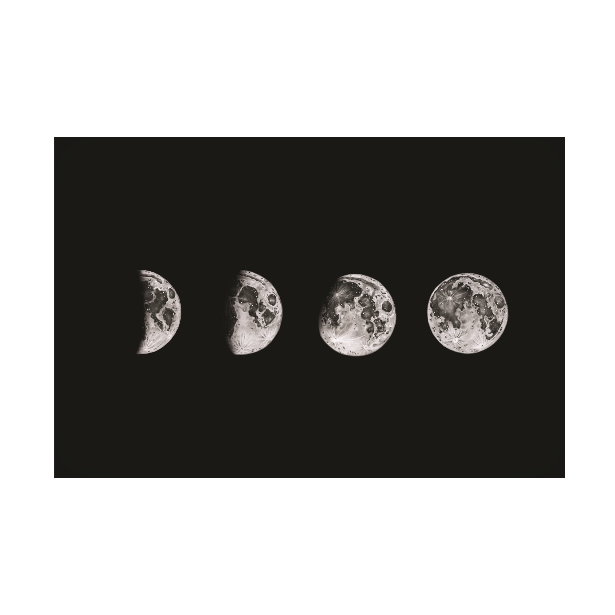 jay stanley 'Lunar Phases' Canvas Art