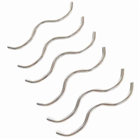 jeetily 2-6pack 6 Pieces W Shaped Dual Trampoline Springs Hook Portable W Shaped Spring 2 Pcs