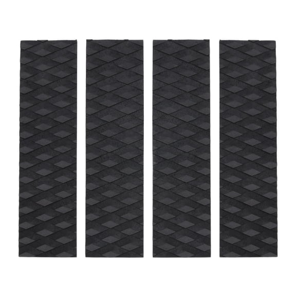 jeetily 4-Piece Surfboard Traction Pad, Strong Grip EVA Non-Slip Boat Stand Up Board Mat