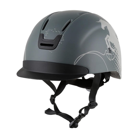 jeetily Adjustable Equestrian Helmet PVC and EPS Liner Horse Riding Head Cap Lightweight S