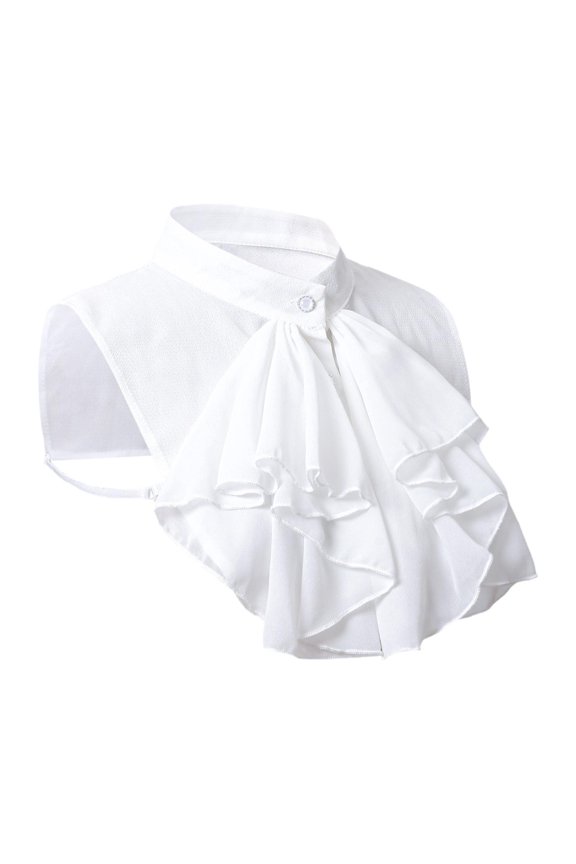 False Neckline Vintage Style Decorative Stylish Accessories Ruffle Fake Neckline