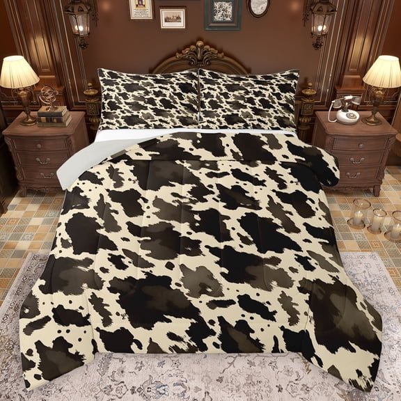 jejeloiu Abstract Camouflage Bedding Comforter Set,Rustic Camo Twin Comforter Sets,Beige Brown Bedding Set For Boys Kids,Microfiber Bedroom Decor Reversible,2-Piece