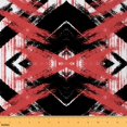 thumbnail image 1 of jejeloiu Abstract Geometric Fabric by the Yard 1 Yard,Minimalist Aesthetic Art Home Decor Fabric by the Yard,Orange Black White Sewing Fabric For Teens,Microfiber Bedroom Decor, 1 of 6