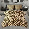 thumbnail image 1 of jejeloiu Abstract Leopard Print 7 Pieces Bedding Comforter Set,Country Farm Lodge Full Bedding Set,Farmhouse Cow Pattern Fitted Sheet Flat Sheet For Girls Kids,Ultra Soft Home Decor Reversible, 1 of 8