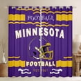 thumbnail image 1 of jejeloiu American Football Theme Curtains and Drapes,Boys Rugby Game Black Out Curtains,Minnesota Sports City Curtains Pack of 2 (52x63 Each) For Kids Child,Luxury Bedroom Decor, 1 of 6