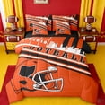 thumbnail image 1 of jejeloiu American Rugby Football 7 Pieces Bedding Comforter Set,Boys Ball Game Full Bedding Set For Teens Reversible, 1 of 8