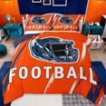 thumbnail image 1 of jejeloiu American Rugby Football Twin Comforter Sets,Teen Ball Game Bedding Set For Gamer Reversible 2-Piece, 1 of 8