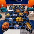 thumbnail image 1 of jejeloiu American Rugby Game Full Size Comforter Sets,Basketball Baseball Sport Bedding Sets For Boys Reversible 3pcs, 1 of 8