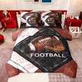 thumbnail image 1 of jejeloiu American Rugby Theme 7 Pieces Bedding Comforter Set,Football Sport Game Full Bedding Set For Ball Gamer Reversible, 1 of 8