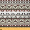 thumbnail image 1 of jejeloiu Ancient Aztec Geometric Fabric by the Yard 1 Yard,Boho Bohemian Theme Home Decor Fabric by the Yard,Brown Farm Horse Sewing Fabric,Breathable Home Decor, 1 of 6