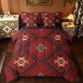 thumbnail image 1 of jejeloiu Ancient Bohemian Aztec 7-Piece Twin Bedding Sets,Boho Exotic Style Bedding Comforter Set,Vintage Rhombus Print Sheet Sets For Men Women,Breathable Home Decor Reversible, 1 of 8