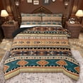 thumbnail image 1 of jejeloiu Ancient Bohemian Aztec Twin Comforter Sets,Boho Exotic Style Bedding Set For Adult Reversible 2-Piece, 1 of 8