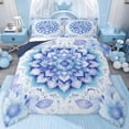 thumbnail image 1 of jejeloiu Ancient Floral Blossom Twin Comforter Sets,Boho Bohemian Flower Bedding Set For Kids Reversible 2-Piece, 1 of 8