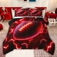 thumbnail image 1 of jejeloiu Ball Sport Theme Twin Comforter Sets,Rugby Game Gaming Bedding Set For Men Women Reversible 2pcs, 1 of 8