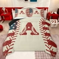thumbnail image 1 of jejeloiu Baseball Games Twin Comforter Sets,Letter A Monogrammed Bedding Set For Boys Kids Reversible 2-Piece, 1 of 8