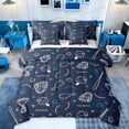 thumbnail image 1 of jejeloiu Baseball Sport 7-Piece Twin Bedding Sets,Boys Ball Games Bedding Comforter Set For Boy Men Reversible, 1 of 7