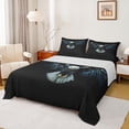 thumbnail image 1 of jejeloiu Black Eagle Queen Sheet Sets,Wild Animal Bed Set For Bots Kids 4-Piece, 1 of 7