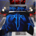 thumbnail image 1 of jejeloiu Blue Gamepad Bedding Comforter Set,Modern Video Game Twin Comforter Sets,Gaming Gamer Bedding Set For Girl Kids,Super Cozy Bedroom Decor Reversible,2pcs, 1 of 8