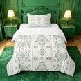 thumbnail image 1 of jejeloiu Calm Aztec Twin Comforter Sets,Soft Tribal Bedding Set For Boys,Sage Beige,Reversible,2 Pieces,1 Comforter and 1 Pillowcase, 1 of 7