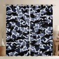thumbnail image 1 of jejeloiu Camo Blackout Curtains Set of 2 (52x84 Each),Rustic Camo Window Curtains,Deepblue Camouflage Curtains and Drapes For Boys Kids,Microfiber Bedroom Decor, 1 of 6