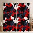 thumbnail image 1 of jejeloiu Camo Hunter Black Out Curtains,Deepblue Cartoon Airplane Curtains Pack of 2 (42x63 Each) For Teens Boys, 1 of 6