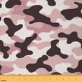 thumbnail image 1 of jejeloiu Camouflage Military Fabric by the Yard 5 Yards,Retro Camo Pattern Fabric for Sewing,Pink White Home Decor Fabric by the Yard For Child,Ultra Soft Home Decor, 1 of 6