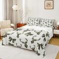thumbnail image 1 of jejeloiu Cartoon Camo Bow Full Size Sheets,Jungle Wildlife Bed Sheets,Retro Camouflage Pattern Sheet Sets For Teens,Breathable Home Decor,4 Pieces, 1 of 7