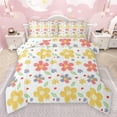 thumbnail image 1 of jejeloiu Cartoon Daisy Floral Full Size Comforter Sets,Graffiti Loves Pattern Bedding Comforter Set,Colorful Flowers Bedding Sets For Girls Teens,Luxury Bedroom Decor Reversible,3 Pieces, 1 of 8