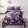 thumbnail image 1 of jejeloiu Cartoon Moth Butterfly Bedding Comforter Set,Chic Diamond Twin Comforter Sets,Purple Sliver Bedding Set For Kids,Super Cozy Room Decor Reversible,2pcs, 1 of 8
