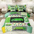 thumbnail image 1 of jejeloiu Cartoon Trash Car 7-Piece Twin Bedding Sets,Striped Plaid Dots Bedding Comforter Set,Modern Abstract Geometric Sheet Sets For Adults,Luxury Bedroom Decor Reversible, 1 of 8