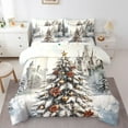 thumbnail image 1 of jejeloiu Cartoon Xmas Tree Twin Bedding Sets 7-Piece,Hello Winter Bedding Comforter Set,Merry Christmas Sheet Sets For Teens,Ultra Soft Home Decor Reversible, 1 of 8