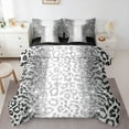 thumbnail image 1 of jejeloiu Cheetah Print 7-Piece Twin Bedding Sets,Leopard Pattern Bedding Comforter Set,Gray Bling Print Sheet Sets For Teens Kids,Breathable Home Decor Reversible, 1 of 8