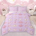 thumbnail image 1 of jejeloiu Chic Cowgirl Hat Bedding Comforter Set,Western Cowgirl Twin Comforter Sets,Kawaii Pink Bowknot Bedding Set For Girl Kids,Luxury Bedroom Decor Reversible,2pcs, 1 of 8