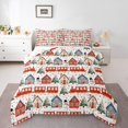 thumbnail image 1 of jejeloiu Christmas Tree Full Size Comforter Sets,Merry Xmas Bedding Comforter Set,Happu New Year Bedding Sets For Girls Boys,Ultra Soft Home Decor Reversible,3 Pieces, 1 of 8