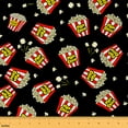 thumbnail image 1 of jejeloiu Cinema Popcorn Fabric by the Yard 5 Yards,Retro Movie Fabric for Sewing,Red Black White Home Decor Fabric by the Yard For Boys Girls,Ultra Soft Home Decor, 1 of 1