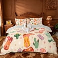 thumbnail image 1 of jejeloiu Colorful Cowboy Boot Queen Duvet Cover Set Kids,Western Cowgirls Bedding,Reversible,3pcs(No Comforter), 1 of 6