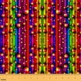 thumbnail image 1 of jejeloiu Colorful Stripes Fabric(1 Yard),Glitter 3D Dots,Microfiber Decor, 1 of 6