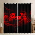 thumbnail image 1 of jejeloiu Console Gamer Black Out Curtains,Red Gamepad Curtains Pack of 2 (42x63 Each),Modern Video Games Bedroom Curtains For Boys Teens,Ultra Soft Home Decor, 1 of 6