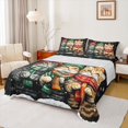 thumbnail image 1 of jejeloiu Cute Cat Twin Sheet Sets,Merry Xmas Twin Fitted Sheet,Lovely Pet Kitten Flat Sheet For Girls Boys,Breathable Bedroom Decor,3pcs, 1 of 7
