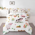 thumbnail image 1 of jejeloiu Cute Cattle Sheep Bedding Comforter Set,Farm Animal Twin Comforter Sets,Rustic Farmhouse Cabin Bedding Set For Boys Girls,Ultra Soft Home Decor,2pcs, 1 of 8